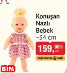 KONUŞAN NAZLI BEBEK ~34 CM KONUŞAN NAZLI BEBEK ~34 CM